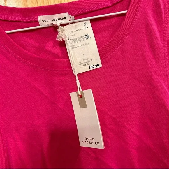 Good American Scrunch Tank Top Size 2 - Picture 4 of 7